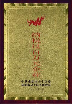 我公司榮獲“2012年度納稅先進(jìn)企業(yè)”稱號(hào)